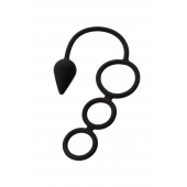 Тройное эрекционное кольцо с анальным хвостом Drop S-size - Erotist Adult Toys - в Кургане купить с доставкой