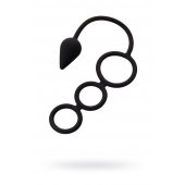 Тройное эрекционное кольцо с анальным хвостом Drop S-size - Erotist Adult Toys - в Кургане купить с доставкой