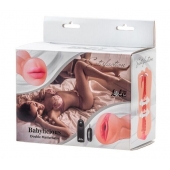 Двусторонний мастурбатор с вибропулей Satisfaction Babylicious - Lola Games - в Кургане купить с доставкой