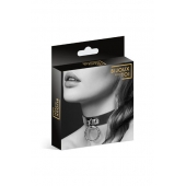 Узенький ошейник из полиуретана с кольцом - Bijoux Pour Toi - купить с доставкой в Кургане