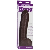 Большая насадка для трусиков Vac-U-Lock Realistic Hung - 31,7 см. - Doc Johnson - купить с доставкой в Кургане