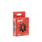 Чёрное эрекционное кольцо Rings Bubbles - Lola Games - в Кургане купить с доставкой