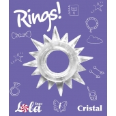 Прозрачное эрекционное кольцо Rings Cristal - Lola Games - в Кургане купить с доставкой