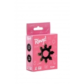 Чёрное эрекционное кольцо Rings Gear - Lola Games - в Кургане купить с доставкой