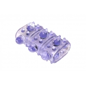 Фиолетовая насадка на пенис Rings Armour - Lola Games - в Кургане купить с доставкой