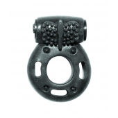 Черное эрекционное кольцо с вибрацией Rings Axle-pin - Lola Games - в Кургане купить с доставкой