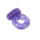 Фиолетовое эрекционное кольцо с вибрацией Rings Axle-pin - Lola Games - в Кургане купить с доставкой