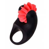 Чёрно-красное эрекционное виброкольцо Erotist - Erotist Adult Toys - в Кургане купить с доставкой