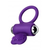 Фиолетовое виброкольцо с ресничками JOS PERY - JOS - в Кургане купить с доставкой
