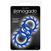 Набор из 3 синих эрекционных колец Renegade Gears - NS Novelties - в Кургане купить с доставкой