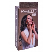 Кляп-трензель Lora с металлическими кольцами - Rebelts - купить с доставкой в Кургане