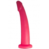 Розовый стимулятор простаты из геля - 18 см. - LOVETOY (А-Полимер) - в Кургане купить с доставкой