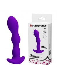 Фиолетовый анальный стимулятор простаты с вибрацией Yale - 14,5 см. - Baile - в Кургане купить с доставкой