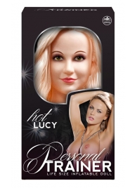 Надувная кукла с вибрацией и 2 любовными отверстиями Hot Lucy Lifesize Love Doll - NMC - в Кургане купить с доставкой