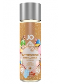 Смазка на водной основе Candy Shop Butterscotch с ароматом ирисок - 60 мл. - System JO - купить с доставкой в Кургане