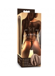 Коричневый мастубратор-вагина Nicole s Kitty - Blush Novelties - в Кургане купить с доставкой