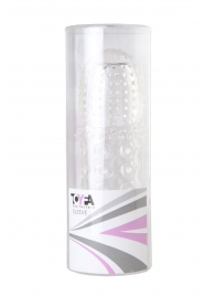 Прозрачная закрытая гелевая насадка - 13,5 см. - Toyfa Basic - в Кургане купить с доставкой