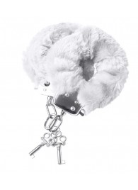 Наручники с белой меховой опушкой - ToyFa - купить с доставкой в Кургане