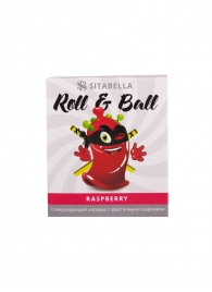 Стимулирующий презерватив-насадка Roll   Ball Raspberry - Sitabella - купить с доставкой в Кургане