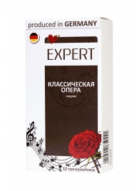 Гладкие презервативы Expert  Классическая опера  - 12 шт. - Expert - купить с доставкой в Кургане