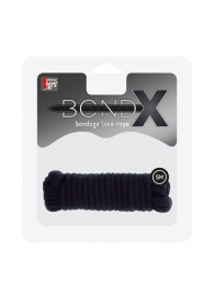 Чёрная веревка для связывания BONDX LOVE ROPE - 5 м. - Dream Toys - купить с доставкой в Кургане