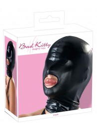 Черная эластичная маска на голову с отверстием для рта - Orion - купить с доставкой в Кургане