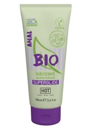 Интимный увлажняющий анальный гель BIO SuperGlide - 100 мл. - HOT - купить с доставкой в Кургане