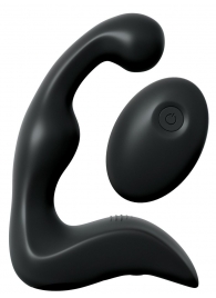 Черный вибромассажер простаты с пультом ДУ Control P-Spot Pro - Pipedream - в Кургане купить с доставкой