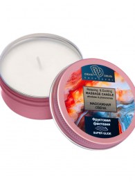 Массажная свеча  Фруктовая фантазия - БиоМед - купить с доставкой в Кургане