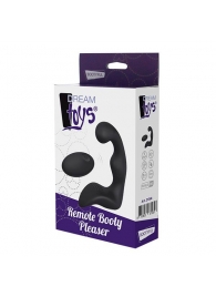 Черный вибромассажер простаты REMOTE BOOTY PLEASER - Dream Toys - в Кургане купить с доставкой