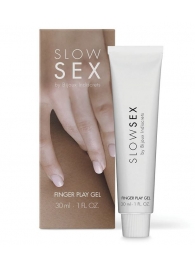 Гель для мастурбации с ароматом кокоса Slow Sex Finger Play Gel - 30 мл. - Bijoux Indiscrets - купить с доставкой в Кургане