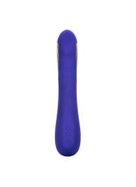 Фиолетовый вибратор с электростимуляцией Intimate E-Stimulator Petite Wand - 18,5 см. - California Exotic Novelties - купить с доставкой в Кургане