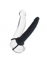 Насадка на пенис Silicone Love Rider Dual Penetrator для двойного проникновения - 14 см. - California Exotic Novelties - в Кургане купить с доставкой