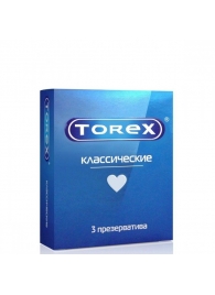 Гладкие презервативы Torex  Классические  - 3 шт. - Torex - купить с доставкой в Кургане