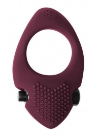 Бордовое эрекционное виброкольцо Pure Passion Sunset - Lola Games - в Кургане купить с доставкой