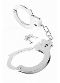 Металлические серебристые наручники Designer Metal Handcuffs - Pipedream - купить с доставкой в Кургане