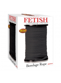 Черная веревка для связывания Bondage Rope - 60,9 м. - Pipedream - купить с доставкой в Кургане