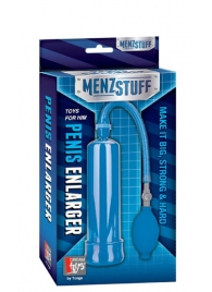 Синяя вакуумная помпа MENZSTUFF PENIS ENLARGER - Dream Toys - в Кургане купить с доставкой