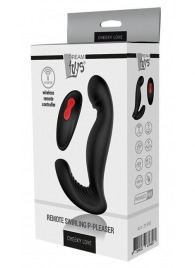 Черный вибромассажер простаты SWIRLING P-PLEASER - Dream Toys - в Кургане купить с доставкой