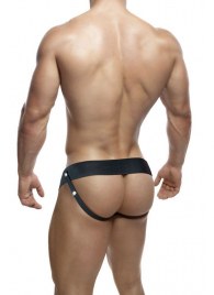 Черный мужской страпон DR. SKIN 7INCH HOLLOW STRAP ON - 17 см. - Blush Novelties - купить с доставкой в Кургане