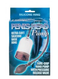 Помпа на головку фаллоса Penis Head Pump - Seven Creations - в Кургане купить с доставкой