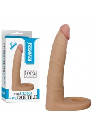 Телесная насадка-фаллоимитатор для двойного проникновения - 17 см. - Lovetoy - купить с доставкой в Кургане