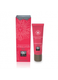 Возбуждающий интимный гель для двоих STIMULATION GEL Pomegranate   Nutmeg - 30 мл. - Shiatsu - купить с доставкой в Кургане