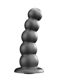 Черная насадка-плаг на харнесс PLATINUM 9 - 24 см. - LOVETOY (А-Полимер) - купить с доставкой в Кургане