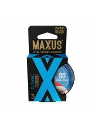 Классические презервативы в пластиковом кейсе MAXUS Classic - 3 шт. - Maxus - купить с доставкой в Кургане