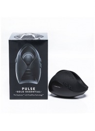 Черный инновационный мужской вибратор PULSE SOLO ESSENTIAL - Hot Octopuss - в Кургане купить с доставкой
