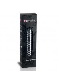 Рельефный фаллос для интенсивного электросекса Groovey George - 20 см. - MyStim - купить с доставкой в Кургане