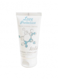 Увлажняющий лубрикант на водной основе Love Protection - 50 мл. - Lola Games - купить с доставкой в Кургане