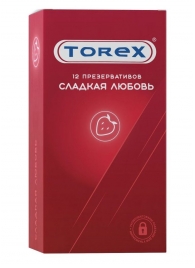 Презервативы Torex  Сладкая любовь  с ароматом клубники - 12 шт. - Torex - купить с доставкой в Кургане