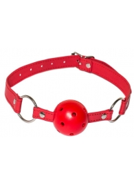 Красный кляп-шарик Firecracker - Lola Games - купить с доставкой в Кургане